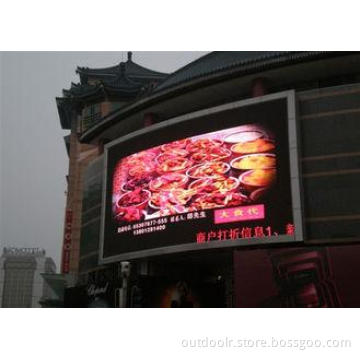 P16 DIP 2R1G1B outdoor Advertising LED Display curved elect